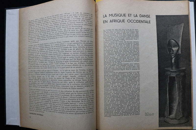 1948 NOVEMBRE LE MUSEE VIVANT HARDCOVER BOOK - FRENCH TEXT - KD 9771