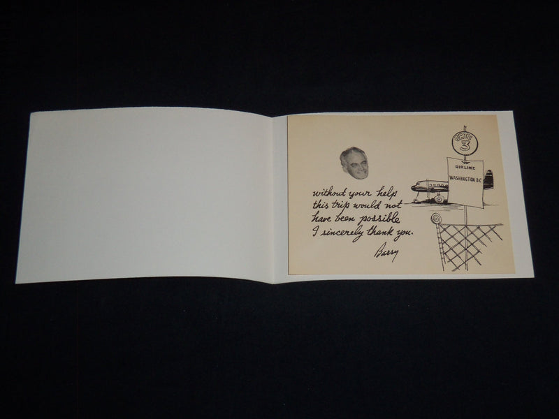 1960 GOVERNOR PAUL FANNIN - BARRY GOLDWATER X-MAS CARD & ENVELOPE - J 8803