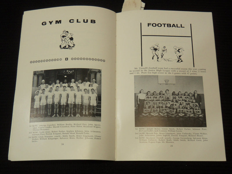 1957 JUNE THE WOLF JUNIOR HIGH SCHOOL YEARBOOK - EASTON, PENNSYLVANIA - K 2716