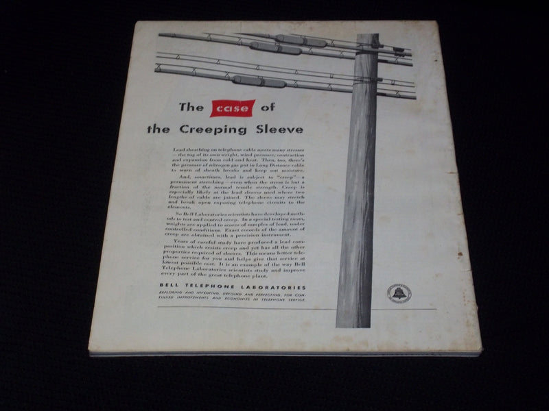 1949 JANUARY RADIO ELECTRONICS MAGAZINE - PROJECTION TELEVISERS COVER - E 7135