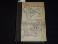 1898 INDIA THE HORROR STRICKLEN EMPIRE HARDCOVER BOOK BY GEORGE LAMBERT- KD 9412