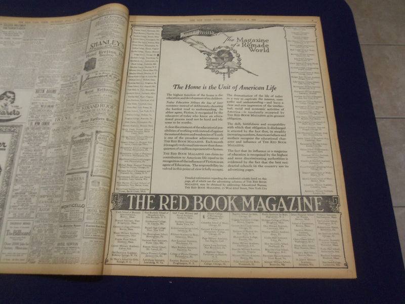 1920 JULY 8 NEW YORK TIMES - COX ASKS LOUISIANA TO RATIFY SUFFRAGE - NT 9324