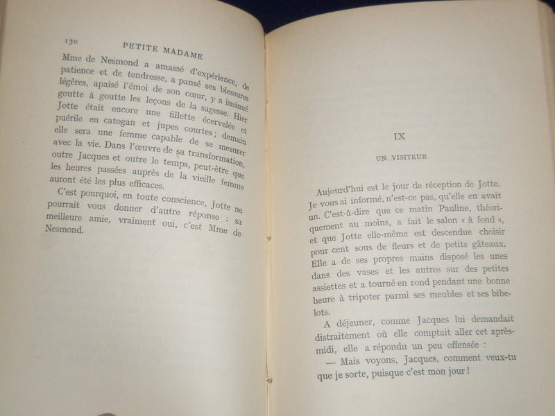 1912 PETITE MADAME FRENCH BOOK BY ANDRE LICHTENBEGER - KD 1992