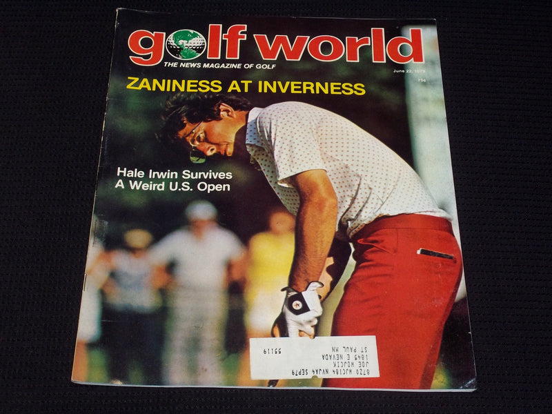 1979 JUNE 22 GOLF WORLD MAGAZINE - HALE IRWIN FRONT COVER - E 6639