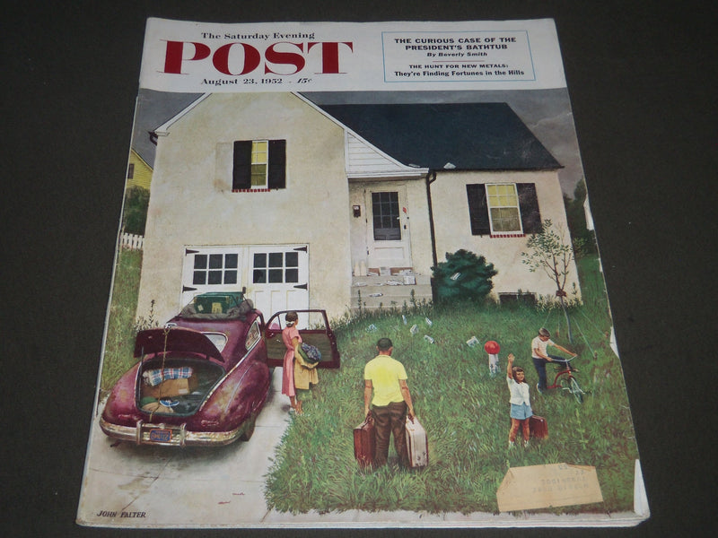 1952 AUGUST 23 THE SATURDAY EVENING POST MAGAZINE - ILLUSTRATED COVER - SP 1929