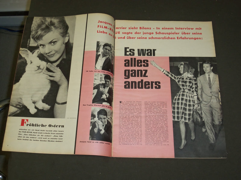 1961 MAR 28 FILM REVIEW (GERMAN) MAGAZINE - NICE PHOTOS, ARTICLES & ADS - B 4009