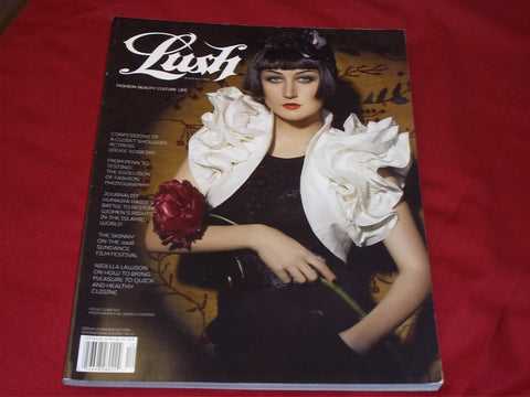 2008 SPRING LUSH MAGAZINE ISSUE NO. 12 - LEELEE SOIESKI COVER - FASHION - RC 65