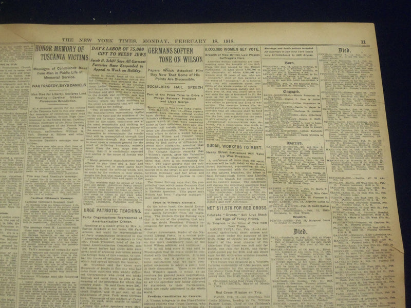 1918 FEBRUARY 18 NEW YORK TIMES - MARAUDING SOLDIERS IN CETROGRAD - NT 8245