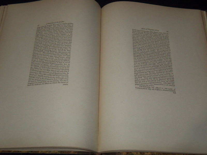 1615 A TRUE DISCOURSE OF THE PRESENT ESTATE OF VIRGINIA VOLUME - HAMOR - Z 242