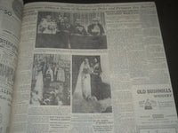 1934 NOVEMBER 30 NEW YORK TIMES - DUKE & PRINCESS WED AMID BRITISH - NT 7061