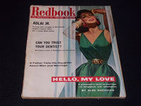 1956 JUNE REDBOOK MAGAZINE - NICE FASHION FRONT COVER - E 13994