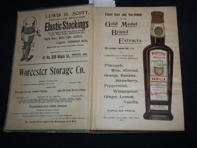1901-1902 JOHNSON'S BUSINESS & PROFESSIONAL DIRECTORY - WORCESTER - KD 5523C