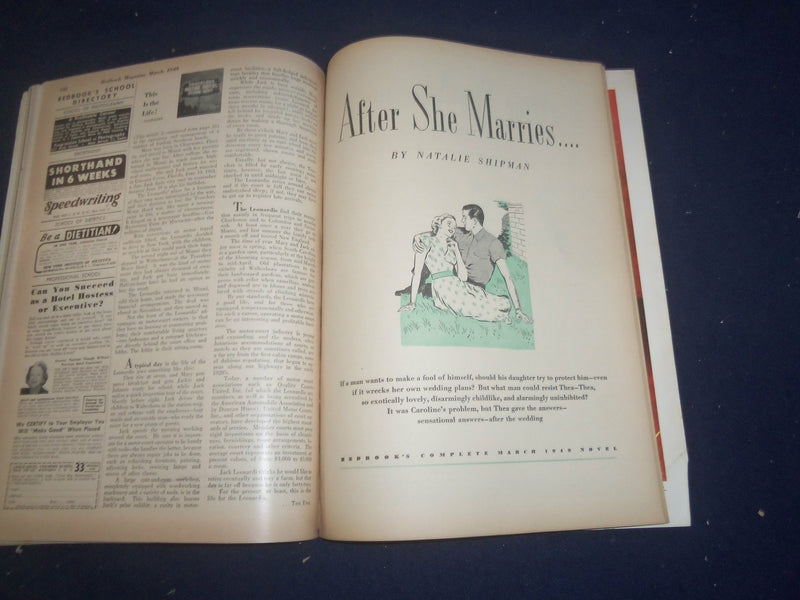 1949 MARCH REDBOOK MAGAZINE - AFTER SHE MARRIES - SP 6257X