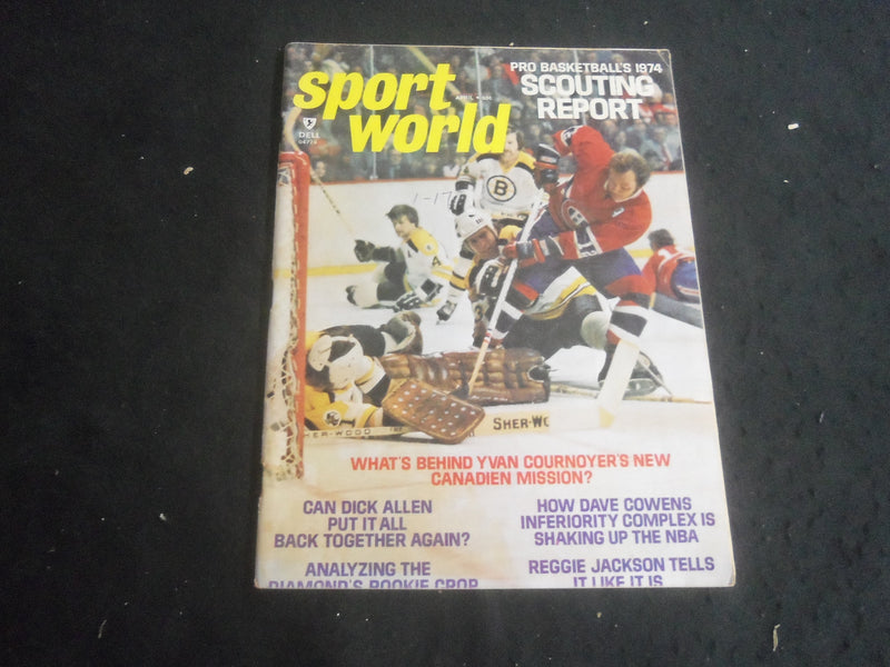 1974 APRIL SPORT WORLD MAGAZINE - PRO BASKETBALL'S SCOUTING REPORT - B 6348A
