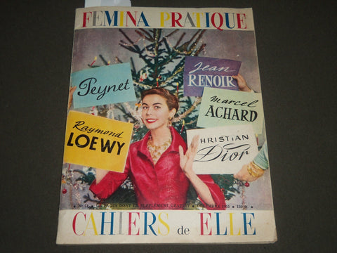 1955-1956 FEMINA PRATIQUE CAHIERS DE ELLE MAGAZINE LOT OF 2 - J 2548
