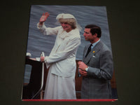 1983 CHARLES AND DIANA VISIIT CANADA BY TREVOR HALL HARDCOVER BOOK - I 759