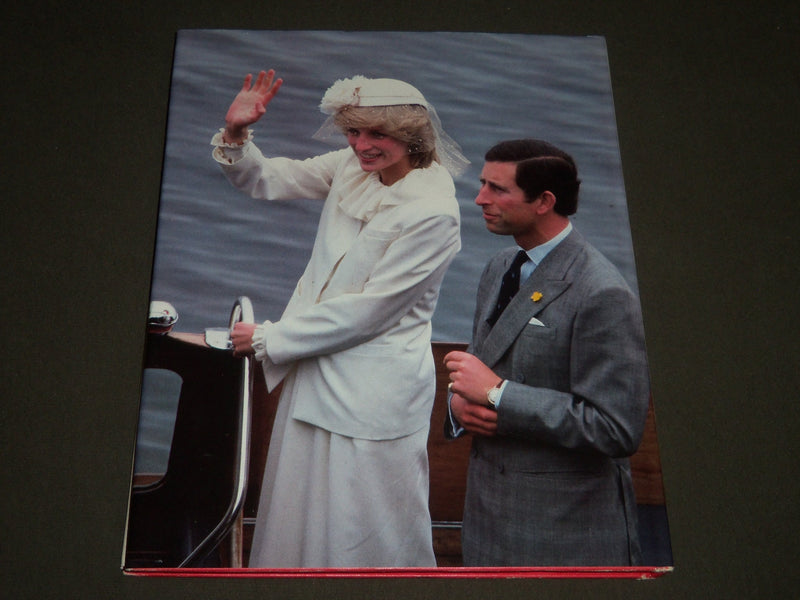 1983 CHARLES AND DIANA VISIIT CANADA BY TREVOR HALL HARDCOVER BOOK - I 759