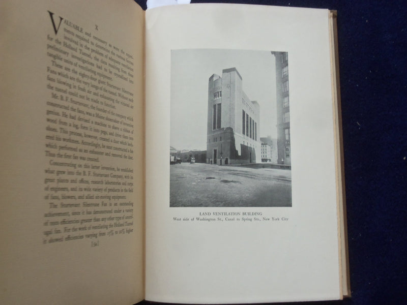 1927 THE EIGHTH WONDER - HOLLAND TUNNEL HARDCOVER BOOK - KD 8635