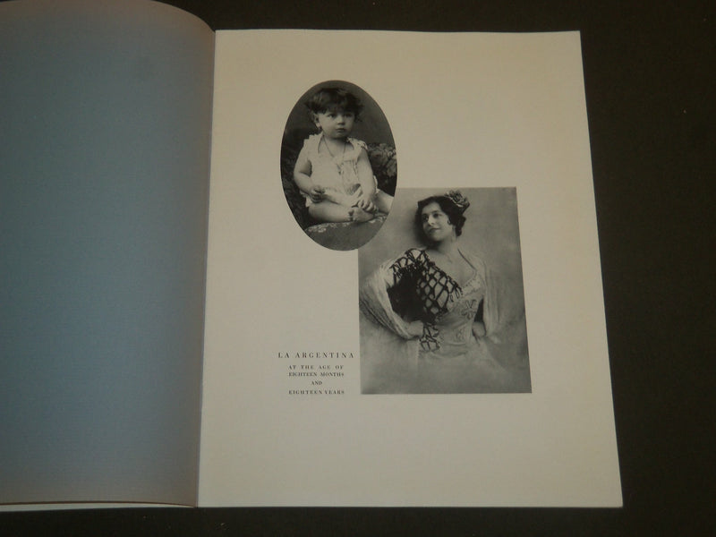 1934-1935 LA ARGENTINA PROGRAMS LOT OF 2 - SPAINS GREATEST DANCER - J 4838