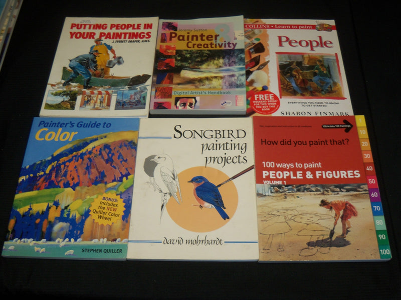 1980'S-2000'S ASSORTED PAINTING & PAINTINGS ART BOOKS LOT OF 17 - KD 1K