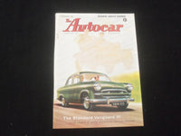 1955 DECEMBER 9 THE AUTOCAR MAGAZINE - STANDARD VANGUARD III - BRITISH - J 7835