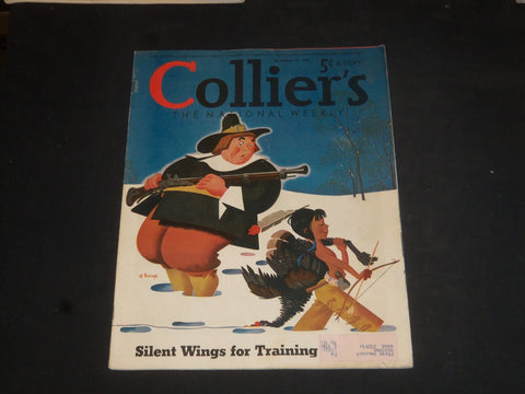 1940 NOVEMBER 30 COLLIER'S MAGAZINE - COCA-COLA AD ON BACK COVER - SP 8295