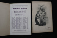 1903-1928 B.P.O. OF ELKS MEMORIAL PROGRAMS - LOT OF 17 - K 3052