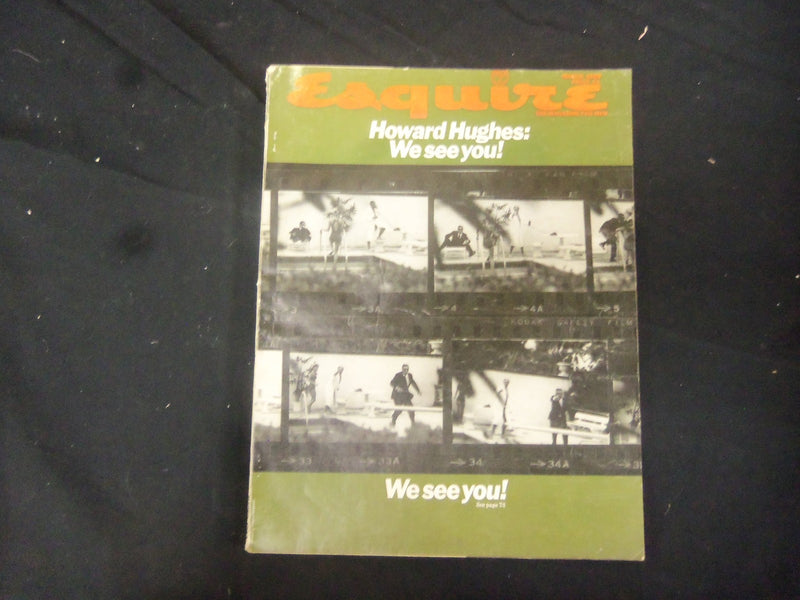 1969 MARCH ESQUIRE MAGAZINE - HOWARD HUGHES: WE SEE YOU! - ST 2546