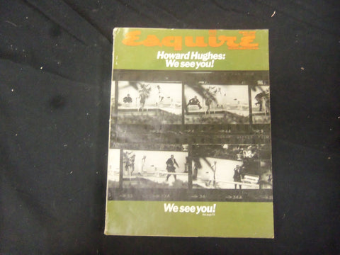 1969 MARCH ESQUIRE MAGAZINE - HOWARD HUGHES: WE SEE YOU! - ST 2546