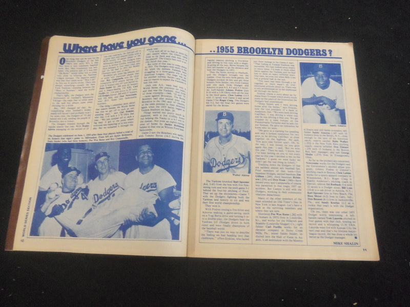 1980 OCTOBER BASEBALL MAGAZINE - TOMMY JOHN COVER - B 6348E