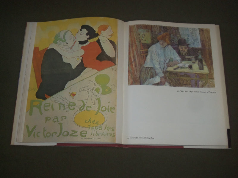 1969 TOULOUSE LAUTREC HARDCOVER BOOK BY F. NOVOTNY - GREAT PRINTS - I 1433