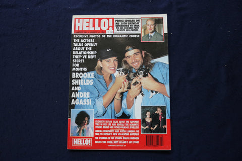 1994 MARCH 12 HELLO! MAGAZINE - BROOKE SHIELDS & ANDRE AGASSI COVER - E 23592