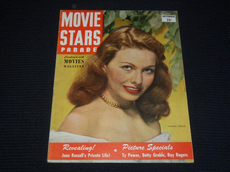 1948 SEPTEMBER MOVIE STARS PARADE MAGAZINE - JEANNE CRAIN COVER - E 12135