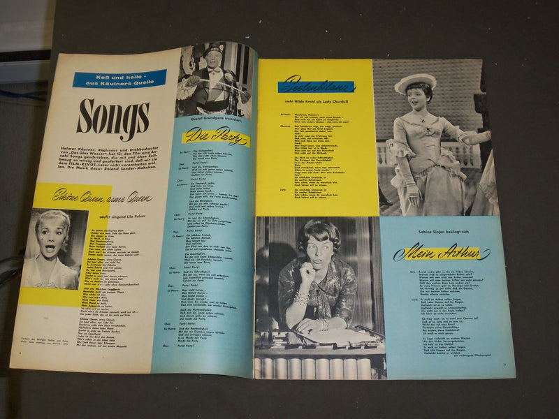 1960 JUNE 21 FILM REVIEW (GERMAN) MAGAZINE - NICE PHOTOS, ARTICLES & ADS- B 4001