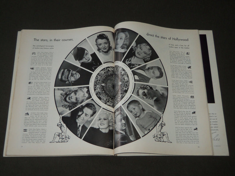 1934 SEPTEMBER VANITY FAIR MAGAZINE - GREAT COVER - GARY COOPER - HEPBURN- F 455