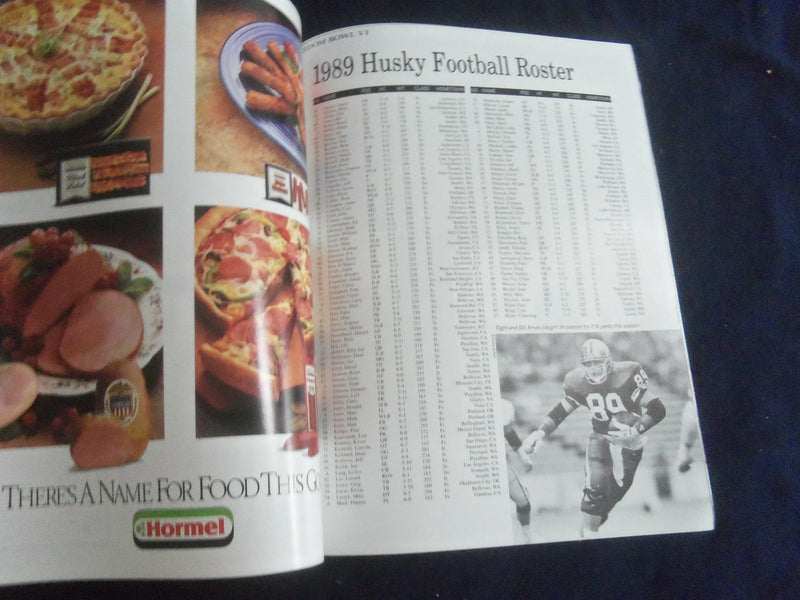 1989 DEC 30 FREEDOM BOWL PROGRAM - UNIV FLORIDA VS UNIV WASHINGTON - ST 4027M
