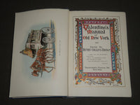 1927 VALENTINE'S MANUAL OF OLD NEW YORK EDITED BY HENRY COLLINS BROWN - KD 4380