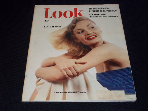 1950 JANUARY 31 LOOK MAGAZINE - PAT CURRAN FRONT COVER - E 20397