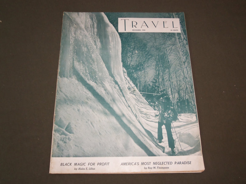 1944 DECEMBER TRAVEL MAGAZINE - WINTER LANDSCAPE IN QUEBEC - SP 9416