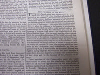 1859 JANUARY-JUNE SATURDAY REVIEW BOUND VOLUME NO. 7 - PUB. IN LONDON - R 1144