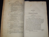 1821 LAWS OF THE STATE OF MAINE VOLUME NO. 2 - BRUNSWICK - KD 6263G