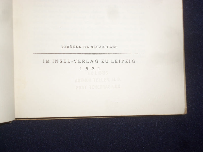 1921 EKSTATISCHE KONFESSIONEN HARDCOVER BOOK VON MARTIN BUBER - GERMAN - KD 9018