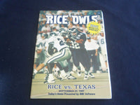 1997 SEPTEMBER 27 RICE UNIVERSITY VS UNIV OF TEXAS FOOTBALL PROGRAM - ST 5883E