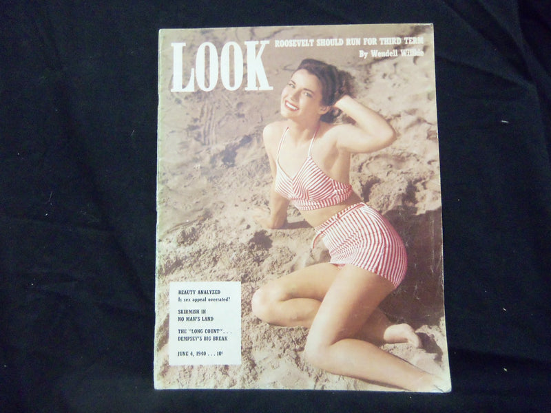 1940 JUNE 4 LOOK MAGAZINE - GREAT PHOTOS AND ADS - ST 1456
