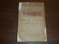 1896 RAND MCNALLY CO. HUDSON RIVER HANDY GUIDE - FOLD-OUT COLOR MAPS - K 1280