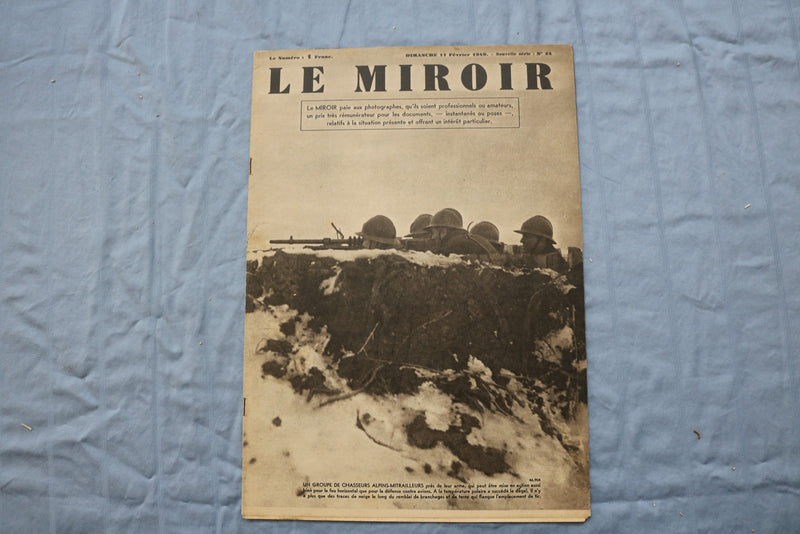1940 LE MIROIR MAGAZINE - FRENCH - LOT OF 4 - O 3855