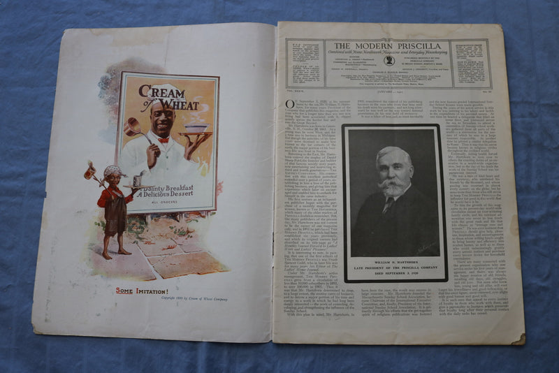 1921 JANUARY THE MODERN PRISCILLA MAGAZINE -ILLUSTRATIONS/STORIES/ADS - SP 4782R