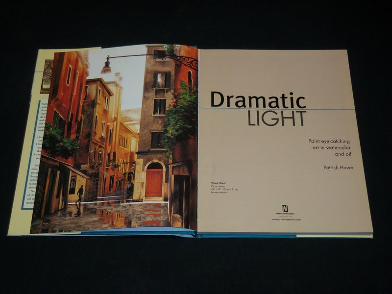 2006 DRAMATIC LIGHT PAINT IN WATERCOLOR HARDCOVER BOOK BY PATRICK HOWE - I 1946