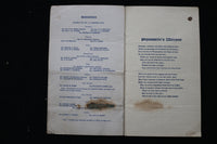 1912 APRIL 10 PEQUOSETTE LODGE A.F. & A.M. PROGRAM - WATERTOWN, MA - K 1815