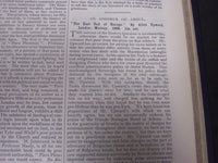 1909 SATURDAY REVIEW 2 BOUND VOLUMES - COMPLETE YR- PUBLISHED IN LONDON - R 1093